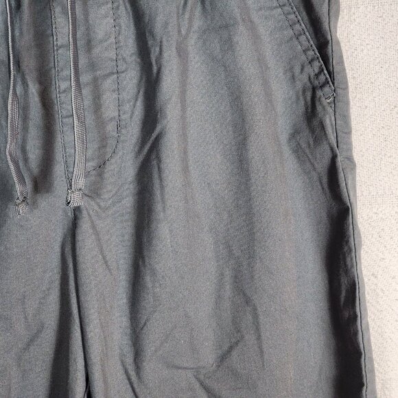 Wonder Nation Grey Flannel Cotton Poly Span Elastic Tie Waist Shorts Size XXL 18 - Picture 5 of 16